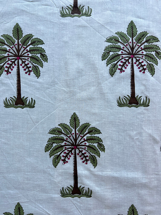 cotton fabric | palm trees